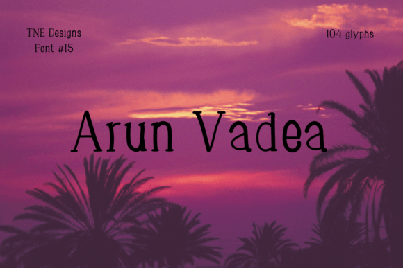 Arun Vadea: A Friendly Handwritten Font for Branding Projects