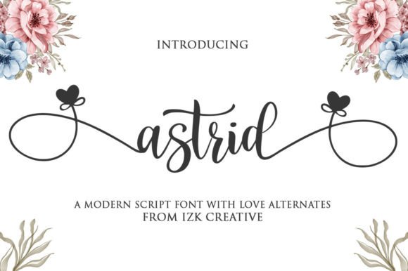 Astrid: A Modern Script Font for Sophisticated Web Design