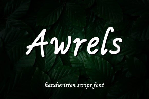 Awrels: A Script Font That Brings Your Handmade Brand to Life