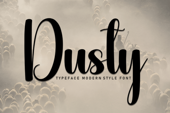 Dusty: A Friendly Script Font for Authentic Brand Communication