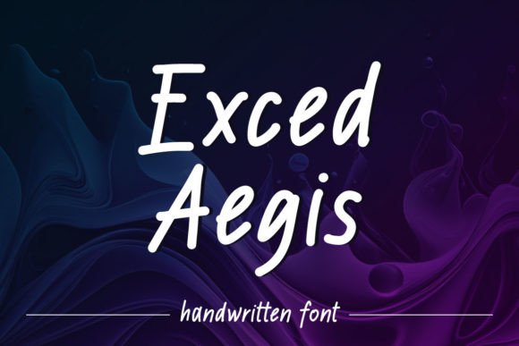 Exced Aegis Font: Minimalist Handwriting for Digital Campaigns