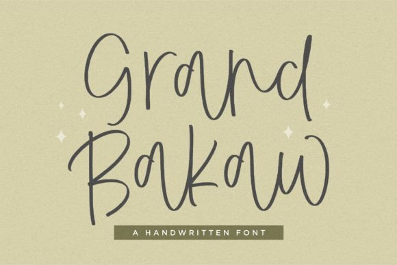 Grand Bakaw: A Script with Modern Character
