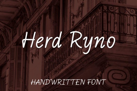 Herd Ryno: A Font That Crafts Your Brand's Signature