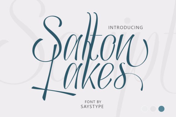 How Salton Lakes Font Gives Your Business a Friendly Personality