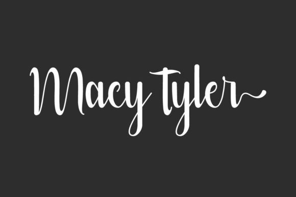Macy Tyler: The Script Font Designed for Editorial Personality