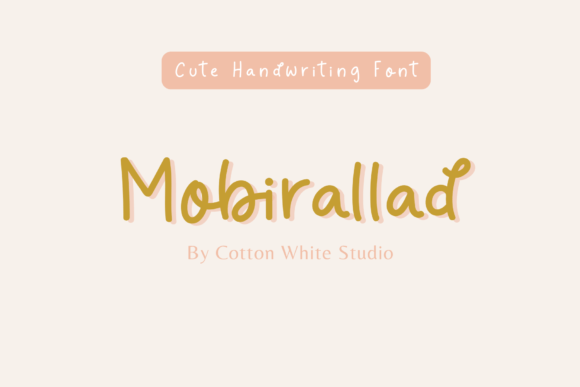 Mobirallad: A Beautiful Script Font for Your Website