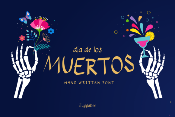 Muertos: The Authentic Handwritten Font for Crafters