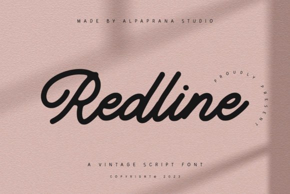 Redline: The Retro Script Font for Modern Marketing
