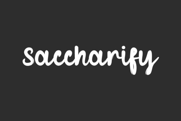 Saccharify: A Font for Thoughtful Editorial Design