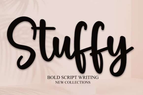 The Stuffy Font: A Charming Script for Crafters and Products