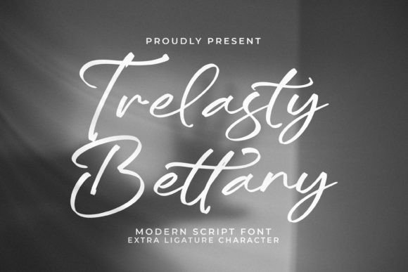 Trelasty Bettany: A Script Font for Premium Marketing
