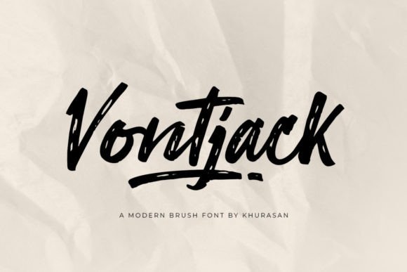 Vontjack: A Versatile Brush Font for Modern Web Design