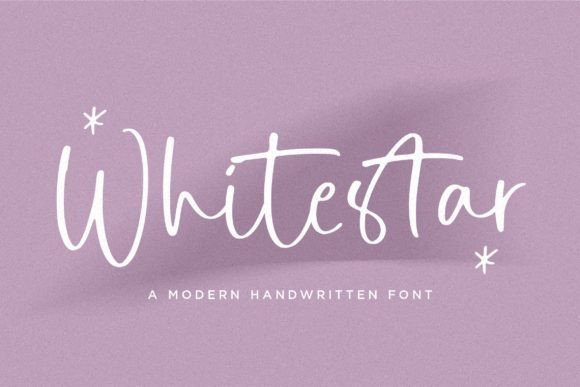 Whitestar: A Modern Handwritten Font Built for Campaigns